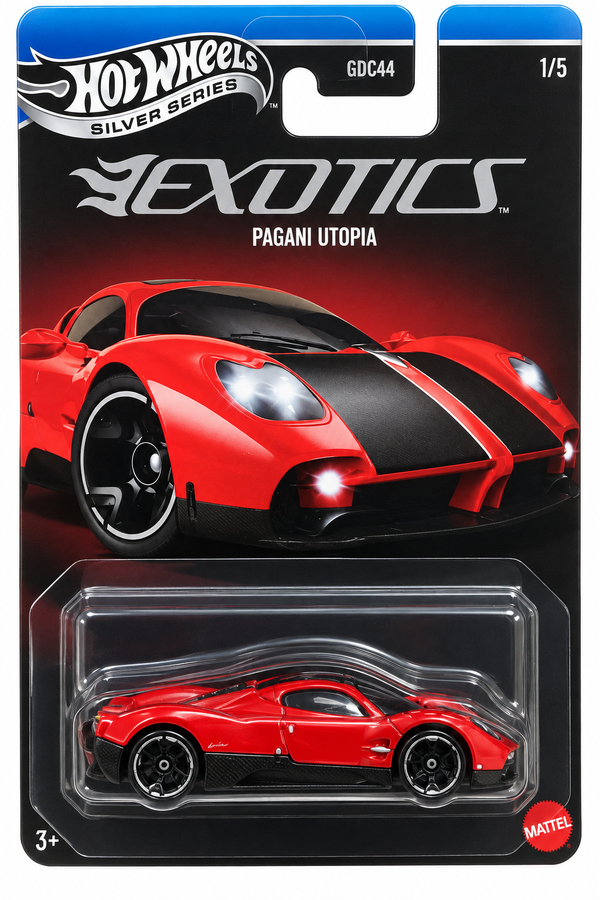 Hot Wheels - Silver Series - Exotics - Pagani Utopia